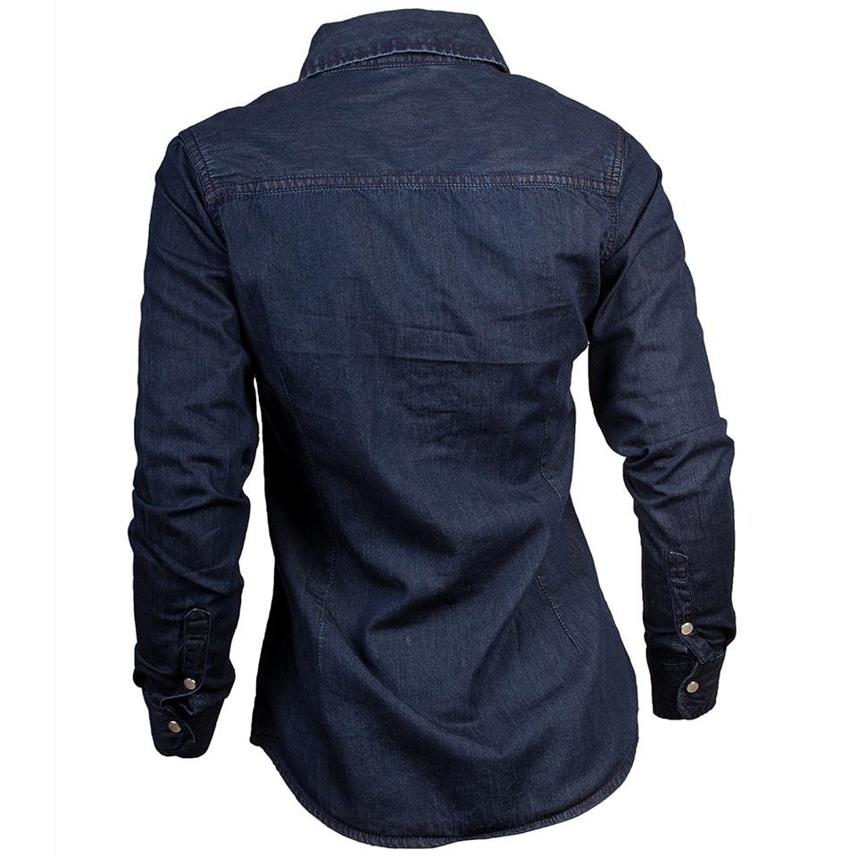 Tunic Denim No Pocket Shirt For Women - Image 5