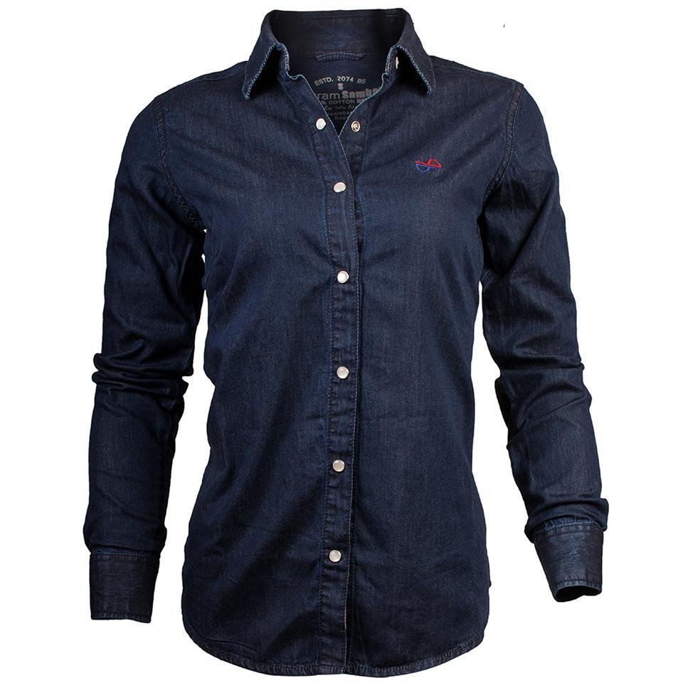 Tunic Denim No Pocket Shirt For Women - Image 6