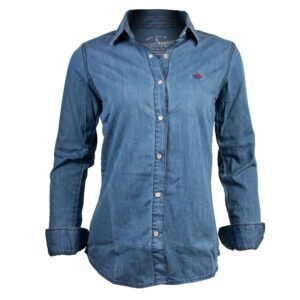 Tunic Denim No Pocket Shirt For Women