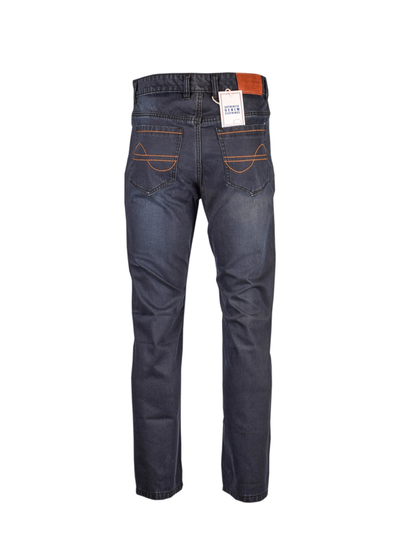 Restra Black Denim Jeans For Men - Image 2