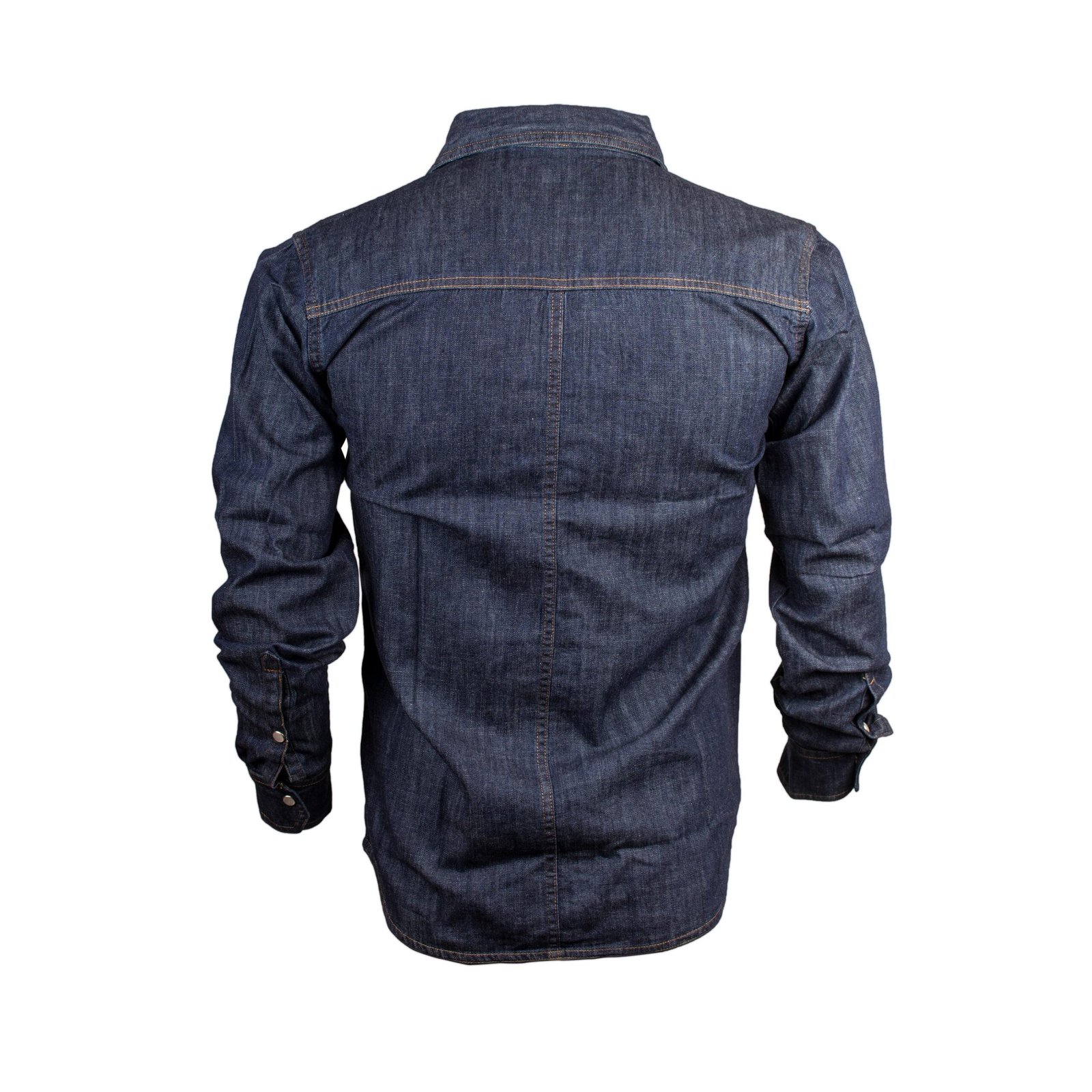 Tunic Denim Single Pocket Shirt For Men - Image 2